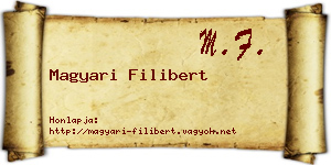Magyari Filibert névjegykártya